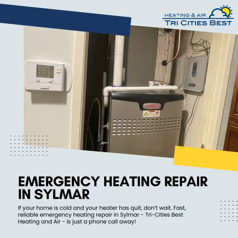 Home HVAC furnace setup used for emergency heating repair services